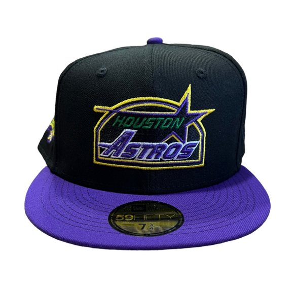 New Era Houston Astros 59FIFTY Fitted Hat Exclusive 40 Year Side Patch - Picture 3 of 6